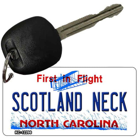 North Carolina Scotland Neck Novelty Metal Key Chain KC-12298