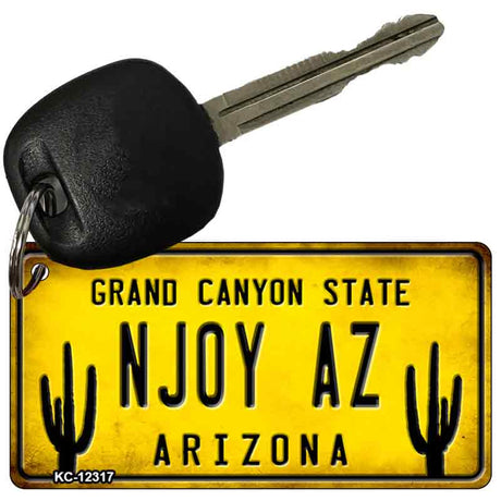 Arizona NJOY AZ Novelty Metal Key Chain KC-12317