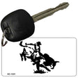 Bull Rider Novelty Aluminum Key Chain KC-1231