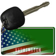 Washington with American Flag Novelty Metal Key Chain KC-12472