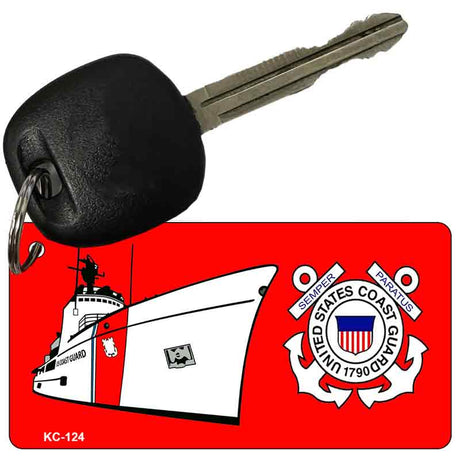 Coast Guard Novelty Aluminum Key Chain KC-124