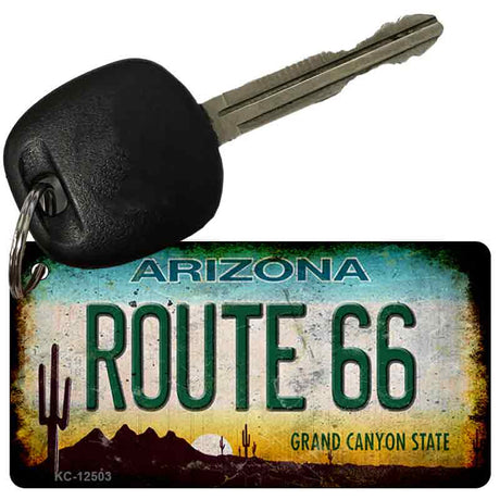 Route 66 Arizona Novelty Metal Key Chain KC-12503