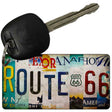 Route 66 Strip Novelty Metal Key Chain KC-12514