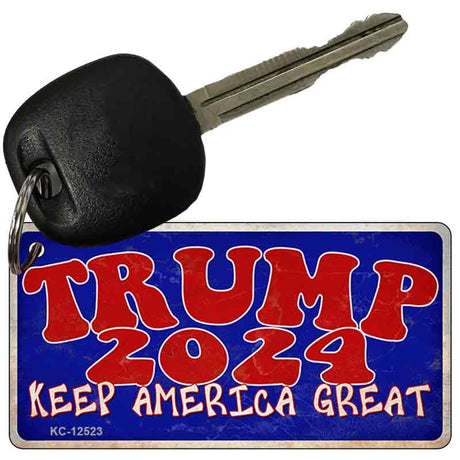 Trump 2024 Keep America Great Novelty Metal Key Chain KC-12523