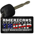 Americans For Trump Novelty Metal Key Chain KC-12532