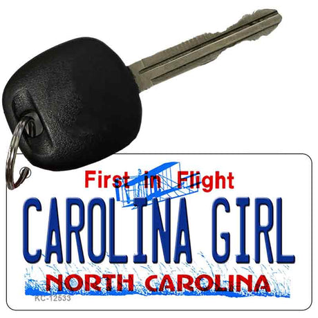 Carolina Girl North Carolina Novelty Metal Key Chain KC-12533