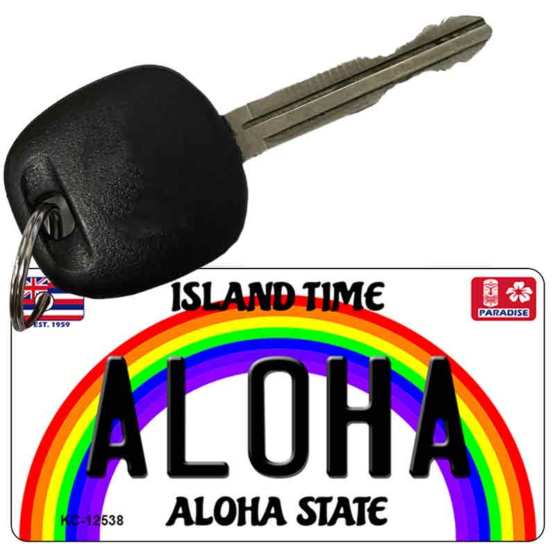 Aloha Novelty Metal Key Chain KC-12538