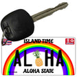 Aloha Pineapple Novelty Metal Key Chain KC-12546