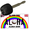 Aloha Coconut Novelty Metal Key Chain KC-12547