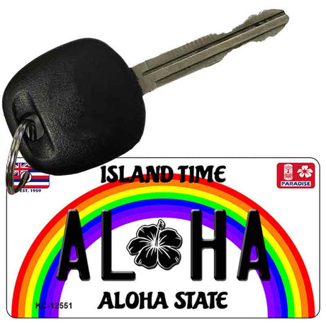 Aloha Novelty Metal Key Chain KC-12551