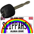 Slippahs Novelty Metal Key Chain KC-12558