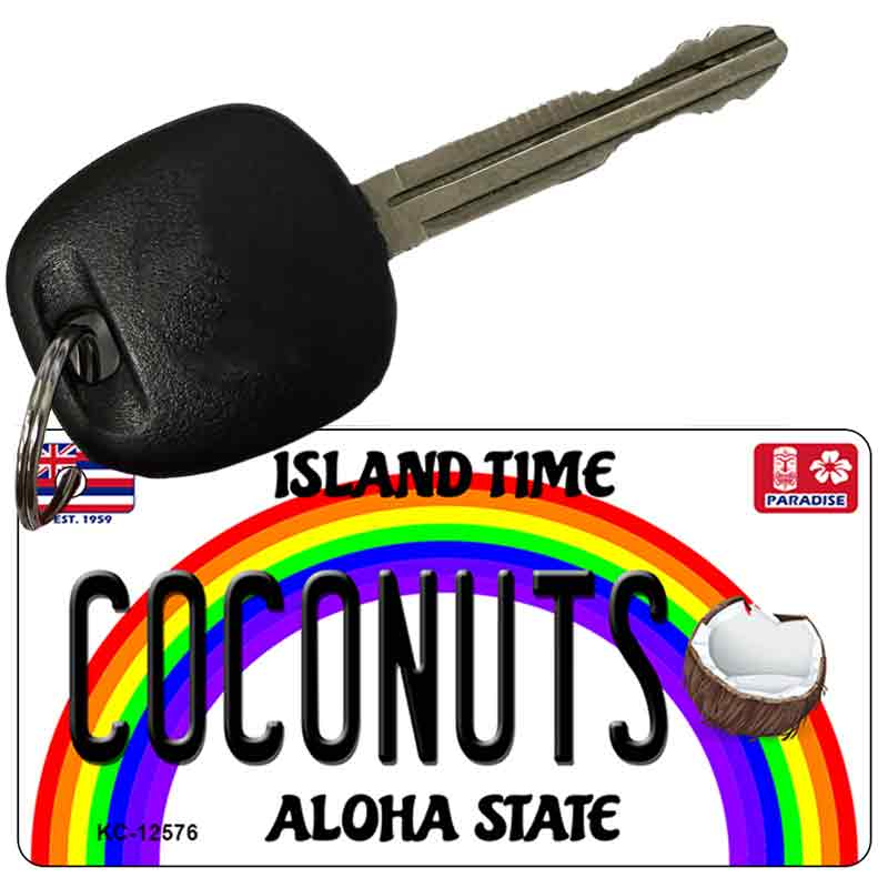 Coconuts Novelty Metal Key Chain KC-12576