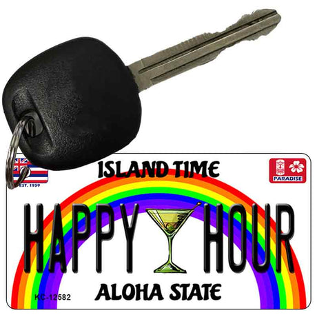 Happy Hour Novelty Metal Key Chain KC-12582