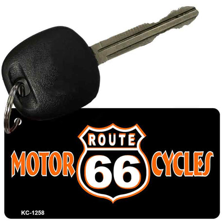 Route 66 Motor Cycles Novelty Metal Key Chain KC-1258