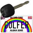 Golfer Novelty Metal Key Chain KC-12591