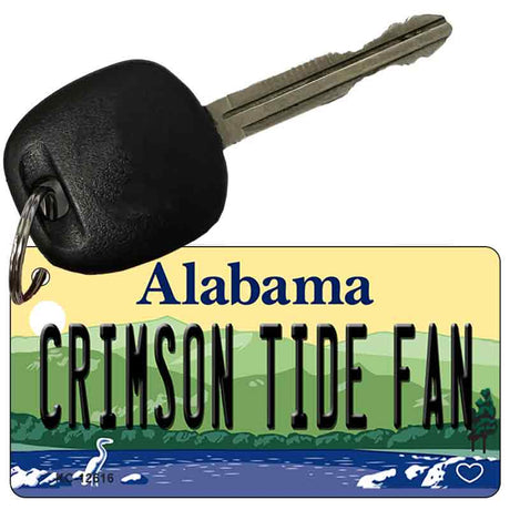 Crimson Tide Fan Novelty Metal Key Chain KC-12616