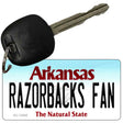 Razorbacks Fan Novelty Metal Key Chain KC-12645