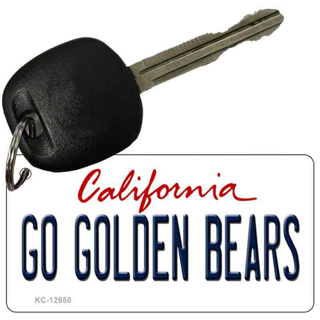 Go Golden Bears Novelty Metal Key Chain KC-12650