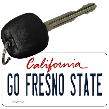 Go Fresno State Novelty Metal Key Chain KC-12659