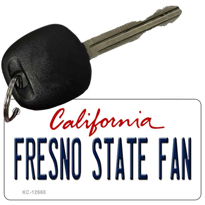 Fresno State Fan Novelty Metal Key Chain KC-12660