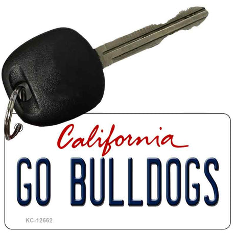 Go Bulldogs Novelty Metal Key Chain KC-12662