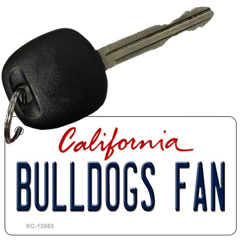 Bulldogs Fan Novelty Metal Key Chain KC-12663