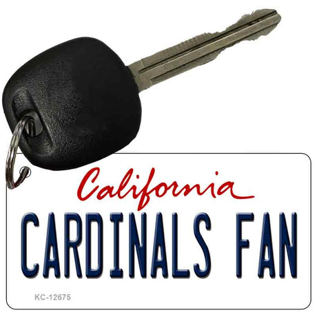 Cardinals Fan Novelty Metal Key Chain KC-12675