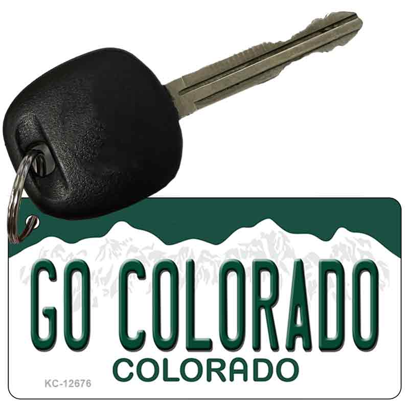 Go Colorado Novelty Metal Key Chain KC-12676