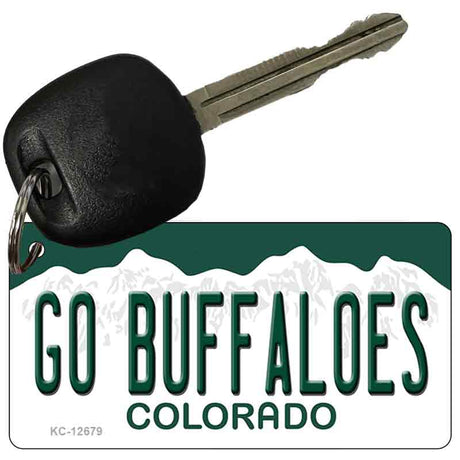 Go Buffaloes Novelty Metal Key Chain KC-12679