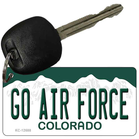 Go Air Force Novelty Metal Key Chain KC-12688