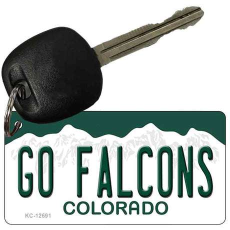 Go Falcons Novelty Metal Key Chain KC-12691