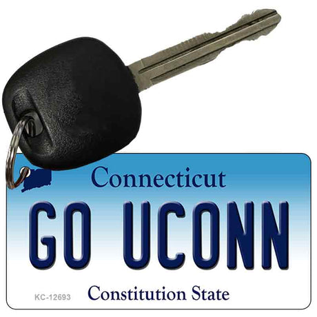 Go UConn Novelty Metal Key Chain KC-12693