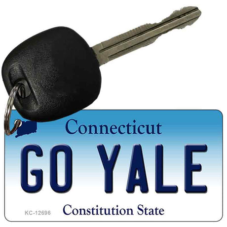 Go Yale Novelty Metal Key Chain KC-12696