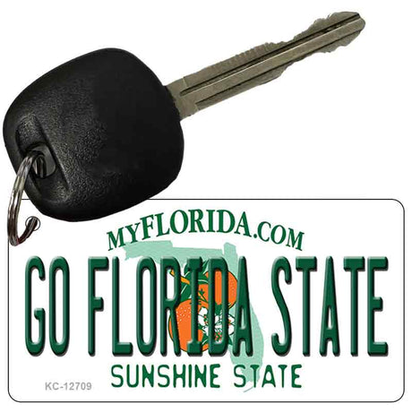 Go Florida State Novelty Metal Key Chain KC-12709