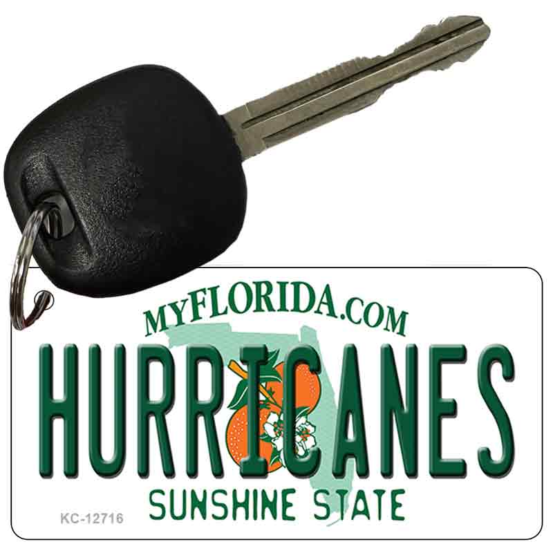 Hurricanes Novelty Metal Key Chain KC-12716