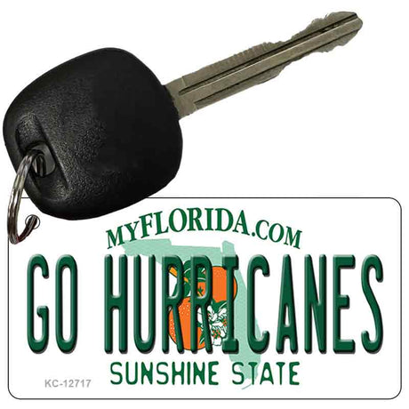 Go Hurricanes Novelty Metal Key Chain KC-12717