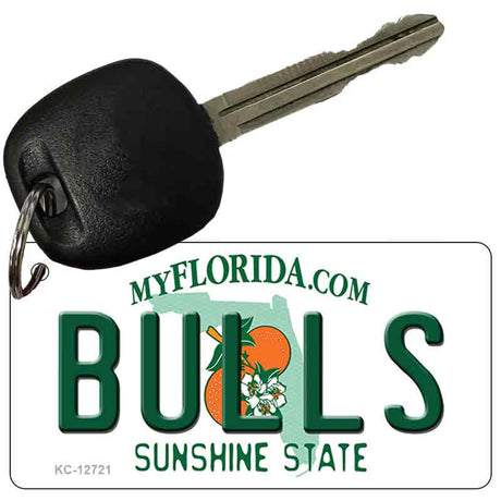 Bulls Novelty Metal Key Chain KC-12721