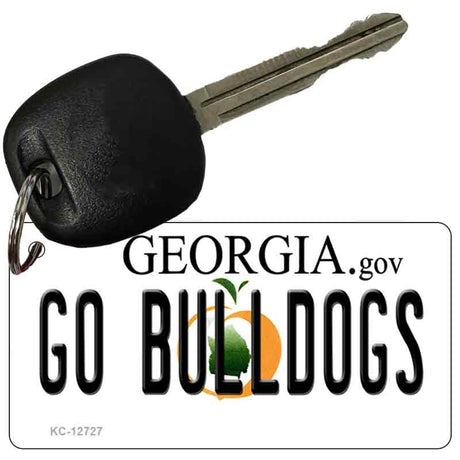 Go Bulldogs Novelty Metal Key Chain KC-12727