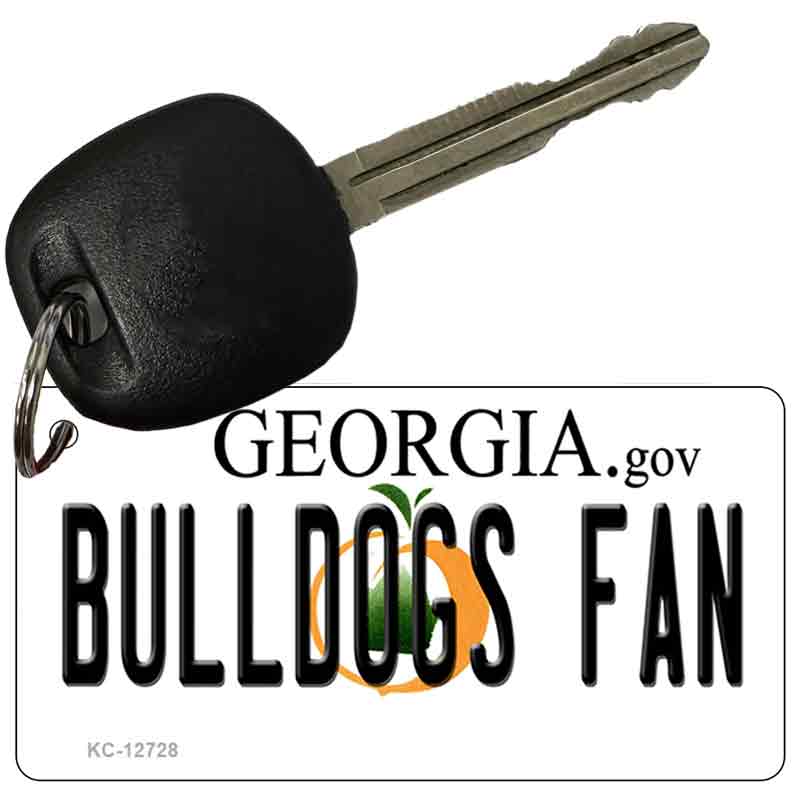 Bulldogs Fan Novelty Metal Key Chain KC-12728