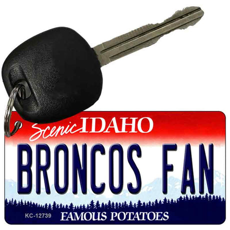 Broncos Fan Novelty Metal Key Chain KC-12739