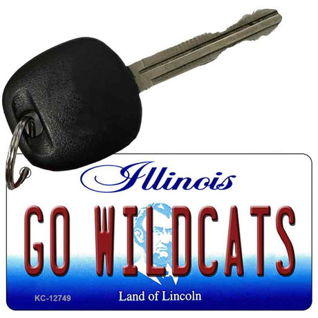 Go Wildcats Novelty Metal Key Chain KC-12749