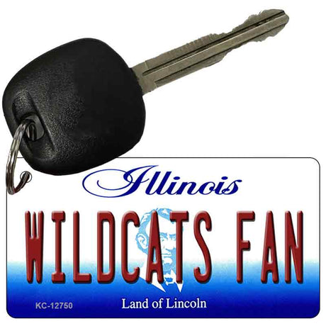 Wildcats Fan Novelty Metal Key Chain KC-12750