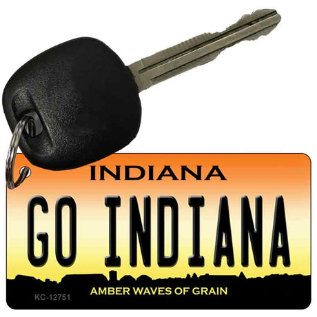 Go Indiana Novelty Metal Key Chain KC-12751