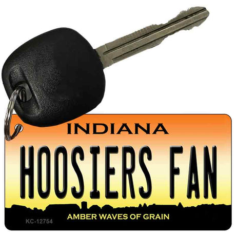 Hoosiers Fan Novelty Metal Key Chain KC-12754