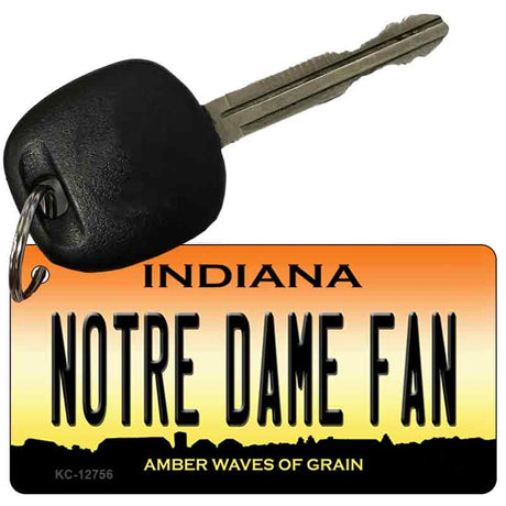 Notre Dame Fan Novelty Metal Key Chain KC-12756