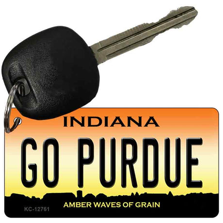 Go Purdue Novelty Metal Key Chain KC-12761