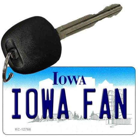 Iowa Fan Novelty Metal Key Chain KC-12766