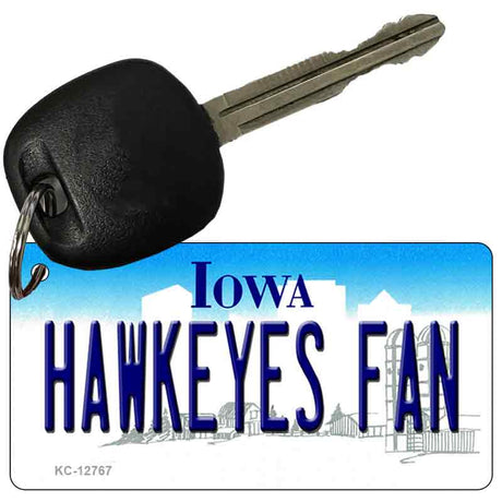 Hawkeyes Fan Novelty Metal Key Chain KC-12767