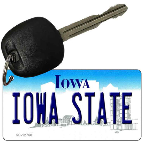 Iowa State Novelty Metal Key Chain KC-12768