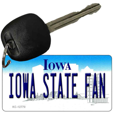 Iowa State Fan Novelty Metal Key Chain KC-12770